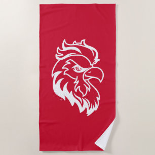 Jacksonville State University Gamecocks Red gameco Beach Towel