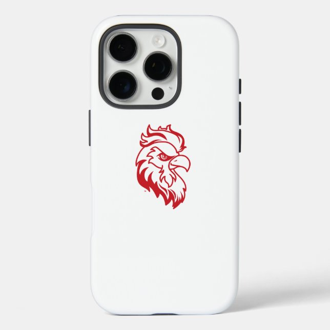 Jacksonville State University Gamecocks Red gameco Case-Mate iPhone Case (Back)