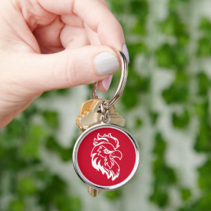 Jacksonville State University Gamecocks Red gameco Key Ring