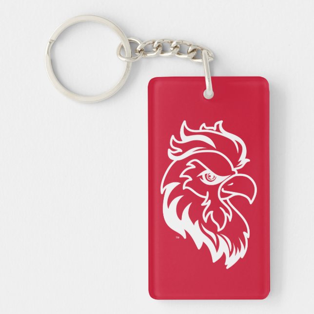 Jacksonville State University Gamecocks Red gameco Key Ring (Front)