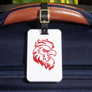 Jacksonville State University Gamecocks Red gameco Luggage Tag