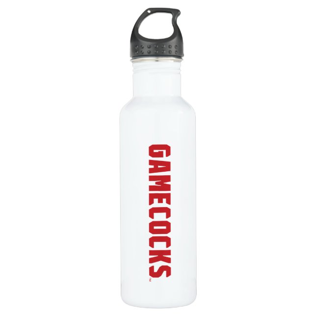 Jacksonville State University Gamecocks Red Logo 710 Ml Water Bottle (Front)