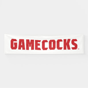 Jacksonville State University Gamecocks Red Logo Banner