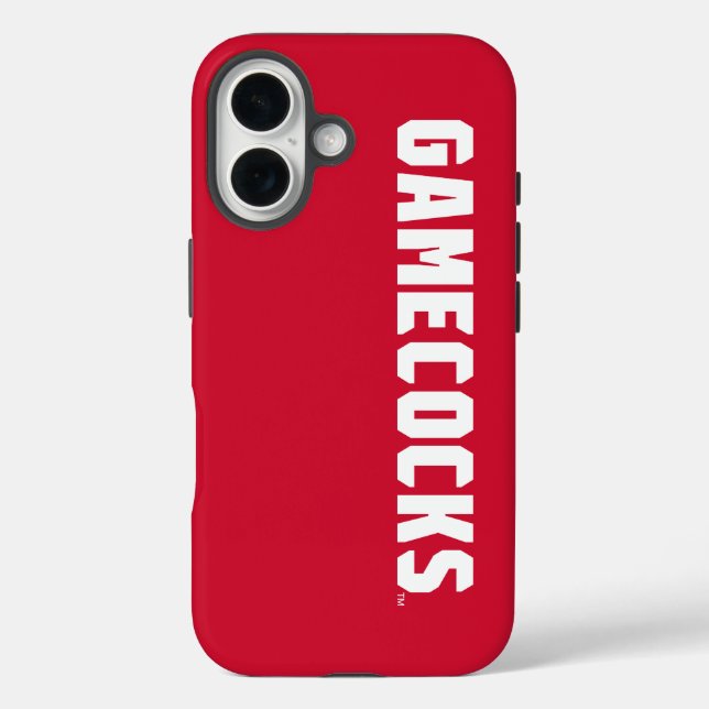 Jacksonville State University Gamecocks Red Logo Case-Mate iPhone Case (Back)