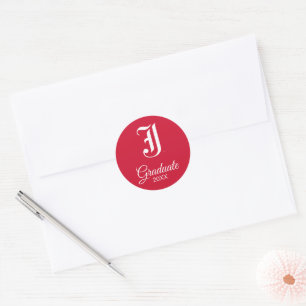 Jacksonville State University Graduation Classic Round Sticker