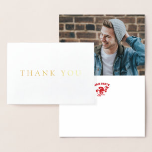 Jacksonville State University Graduation Foil Card
