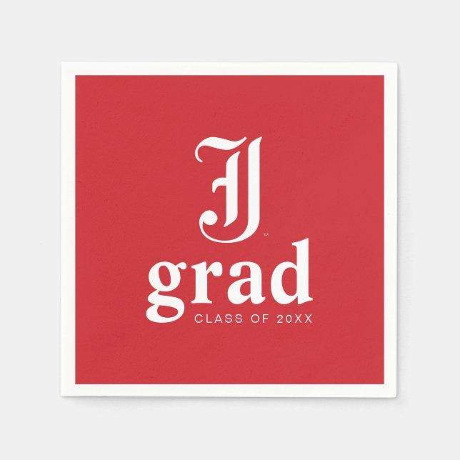 Jacksonville State University Graduation Napkin (Front)