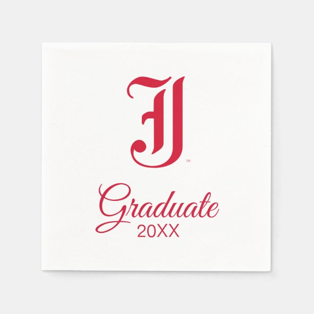 Jacksonville State University Graduation Napkin (Front)