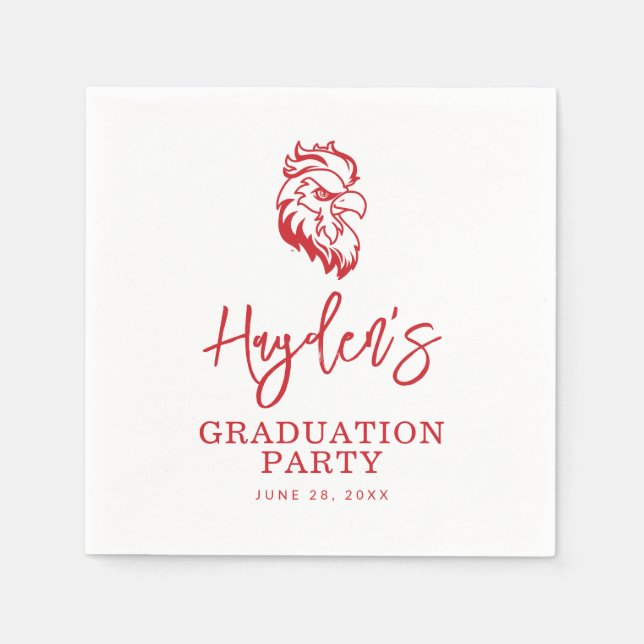 Jacksonville State University Graduation Napkin (Front)