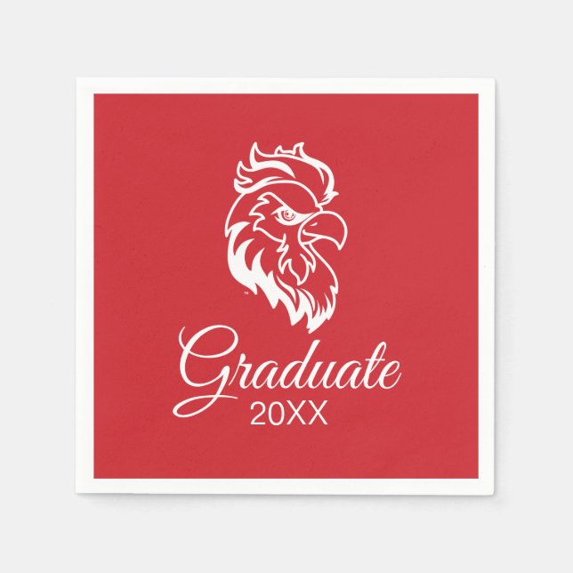 Jacksonville State University Graduation Napkin (Front)