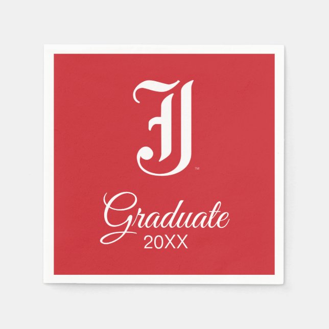 Jacksonville State University Graduation Napkin (Front)