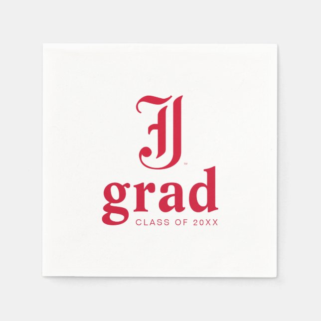 Jacksonville State University Graduation Napkin (Front)