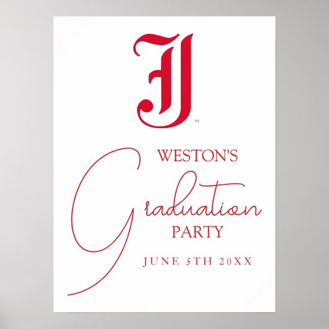 Jacksonville State University Graduation Poster (Front)