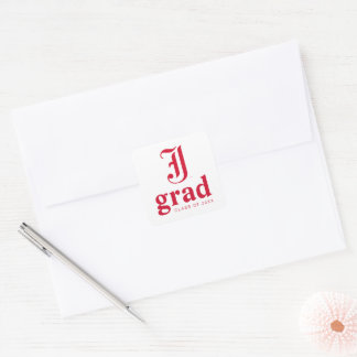 Jacksonville State University Graduation Square Sticker