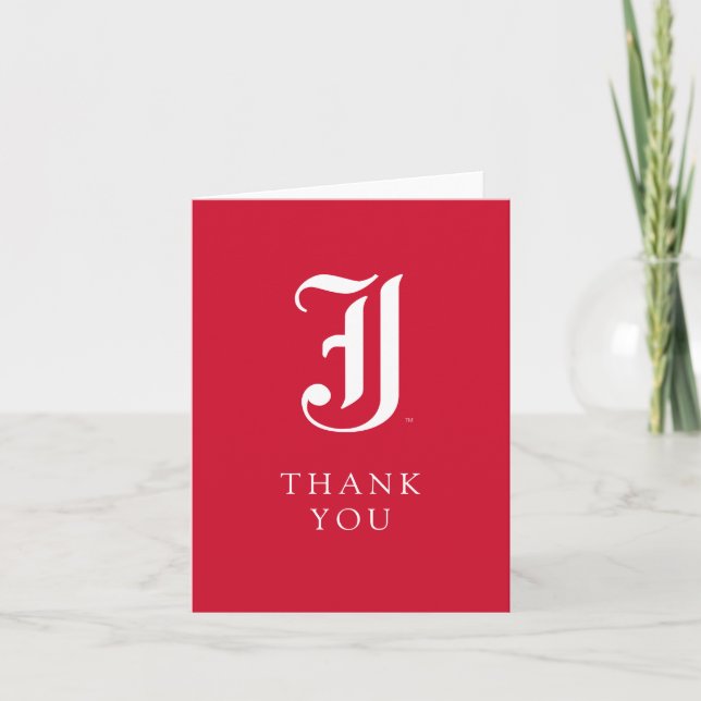 Jacksonville State University Graduation Thank You Card (Front)