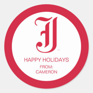 Jacksonville State University Holiday Classic Round Sticker