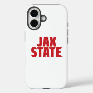Jacksonville State University JAX STATE Bold Red iPhone 16 Case