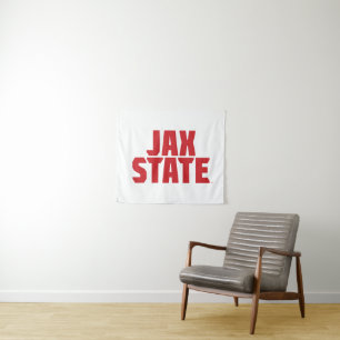 Jacksonville State University JAX STATE Bold Red Tapestry