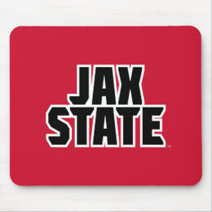 Jacksonville State University JAX STATE Bold Text Mouse Pad