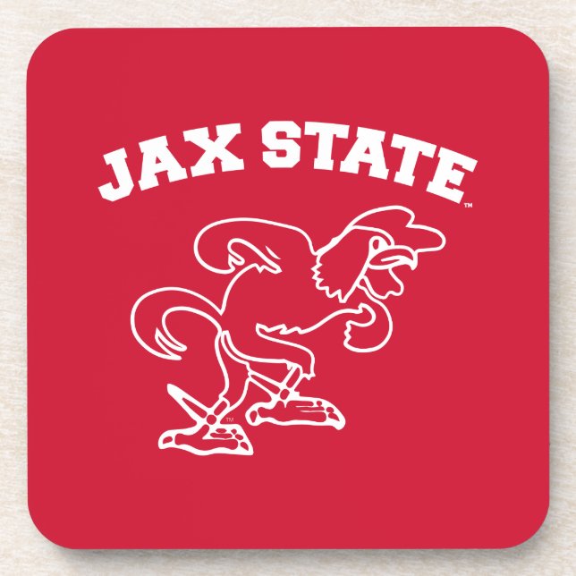 Jacksonville State University JAX State Gamecocks Coaster (Front)