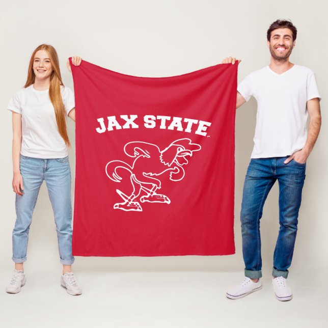 Jacksonville State University JAX State Gamecocks Fleece Blanket (In Situ)