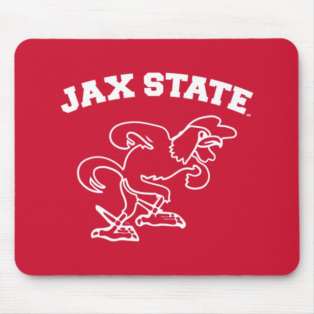 Jacksonville State University JAX State Gamecocks Mouse Pad (Front)