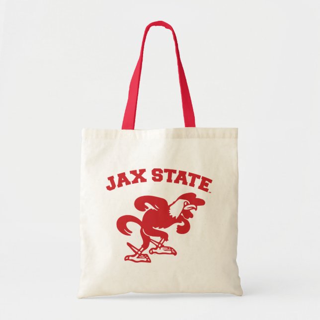 Jacksonville State University JAX State Gamecocks Tote Bag (Front)
