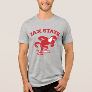 Jacksonville State University JAX State Gamecocks Tri-Blend Shirt