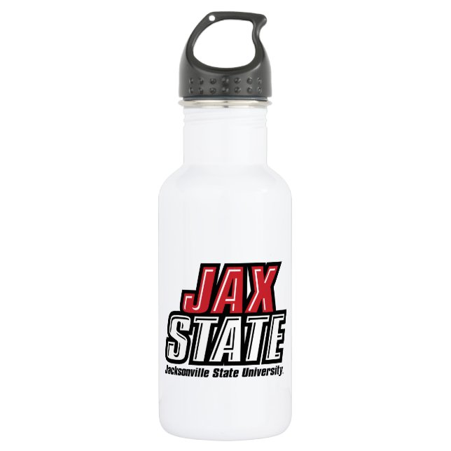 Jacksonville State University JAX STATE Logo 532 Ml Water Bottle (Front)