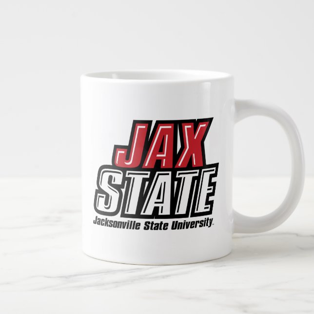 Jacksonville State University JAX STATE Logo Large Coffee Mug (Right)