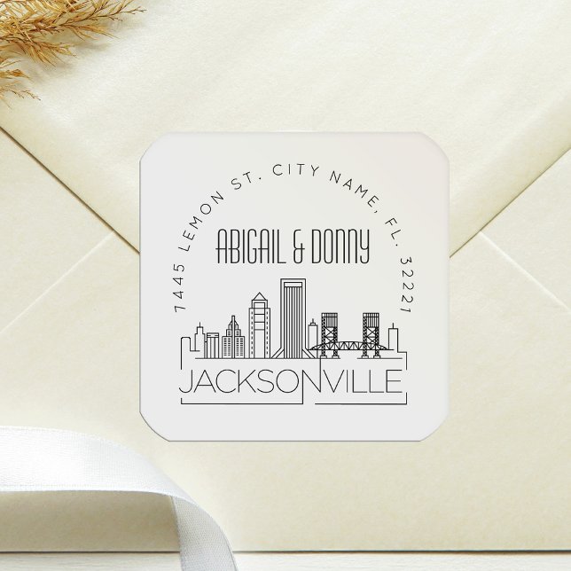Jacksonville Wedding | Pre-Addressed Envelope Seal (Creator Uploaded)