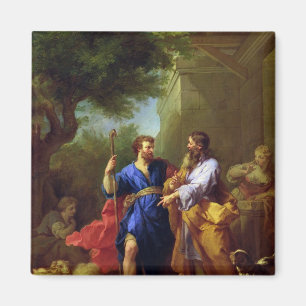 Jacob and Laban, before 1737 Magnet