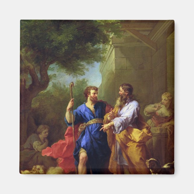 Jacob and Laban, before 1737 Magnet (Front)