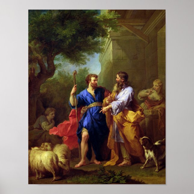Jacob and Laban, before 1737 Poster (Front)