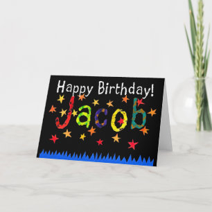 'Jacob' Birthday Card