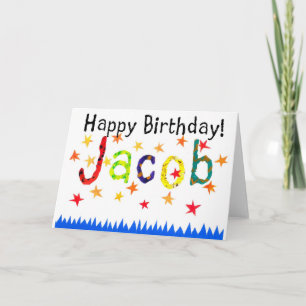 'Jacob' Birthday Card