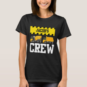 Jacob Construction Crew Custom Dumptruck Dump Truc T-Shirt