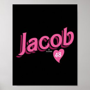 Jacob Degrom Texas Sell Valentine Mlbpa Poster
