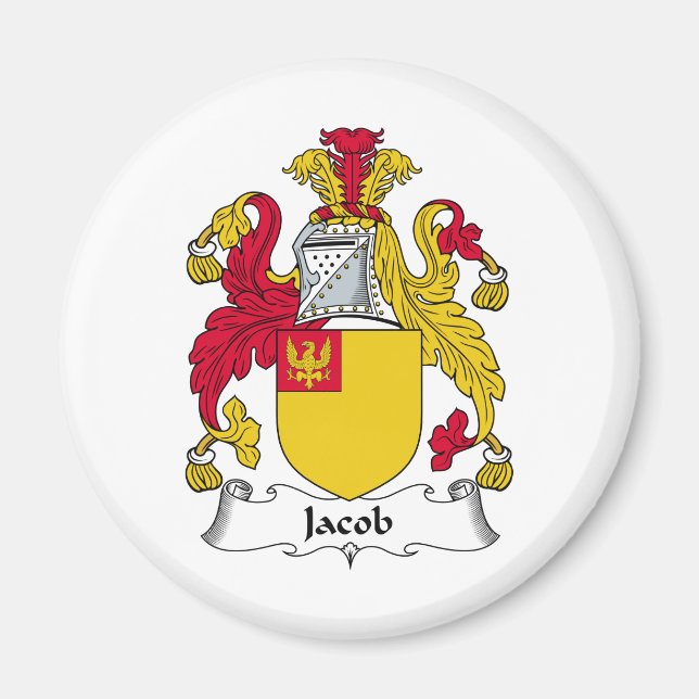 Jacob Family Crest Magnet (Front)