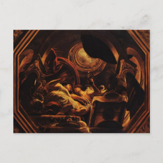 Jacob Jordaens- Love of Cupid and Psyche Postcard