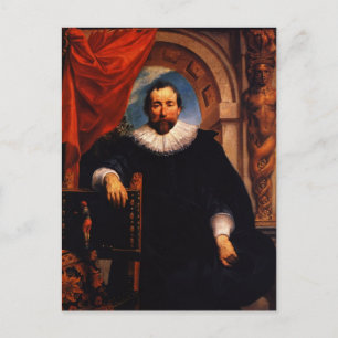 Jacob Jordaens- Portrait of the Rogier Witer Postcard