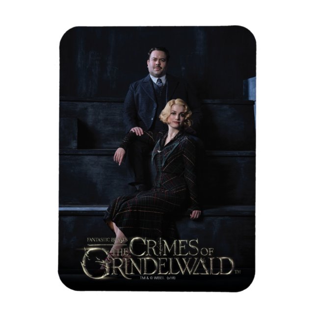 JACOB KOWALSKI™ And QUEENIE GOLDSTEIN™ Photo Magnet (Vertical)