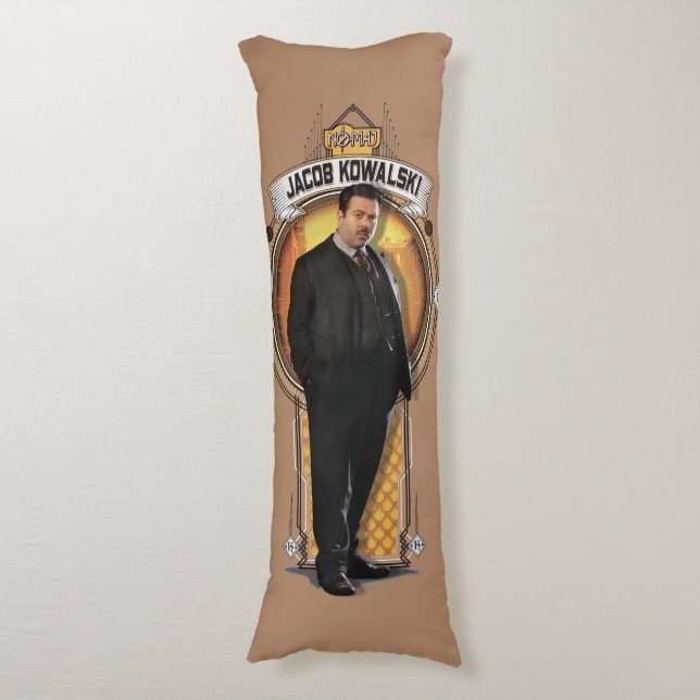 JACOB KOWALSKI™ Art Deco Panel Body Cushion (Front Vertical)