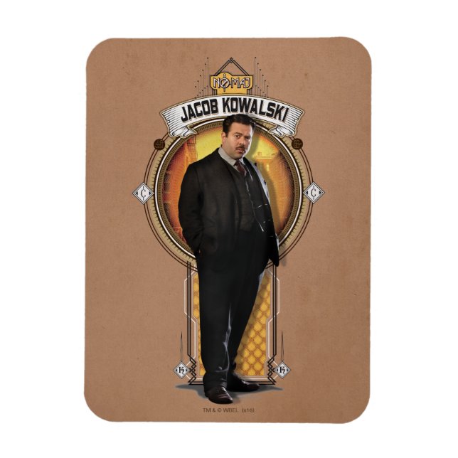JACOB KOWALSKI™ Art Deco Panel Magnet (Vertical)