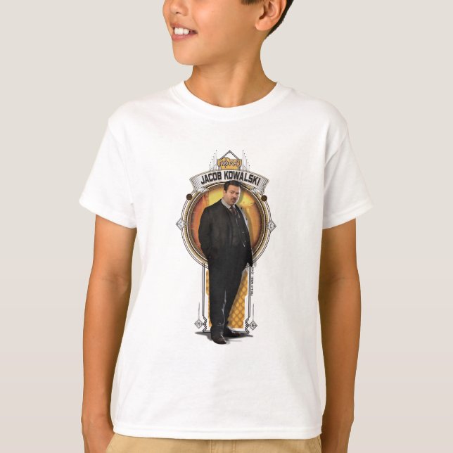JACOB KOWALSKI™ Art Deco Panel T-Shirt (Front)