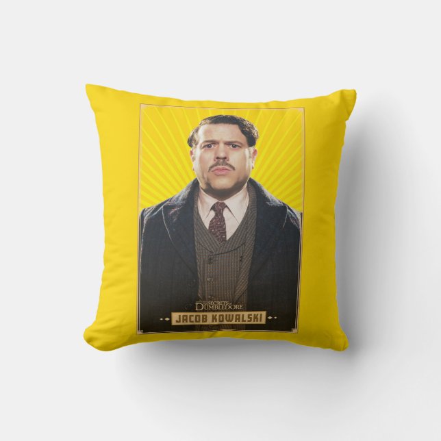 Jacob Kowalski Character Graphic Cushion (Front)