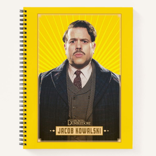 Jacob Kowalski Character Graphic Notebook (Front)