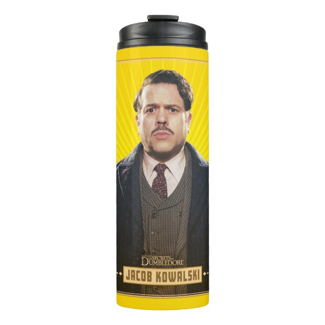 Jacob Kowalski Character Graphic Thermal Tumbler (Front)