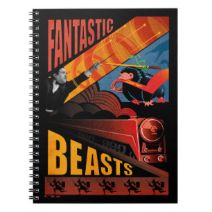 Jacob Kowalski Fantastic Beasts Vintage Poster Notebook