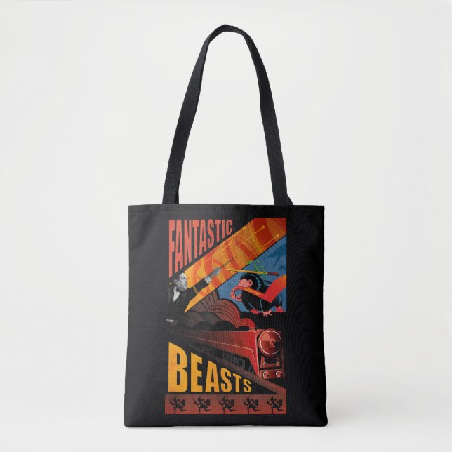 Jacob Kowalski Fantastic Beasts Vintage Poster Tote Bag (Front)